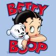 Betty Boop T-shirt Forever Friends Adult Light Blue Tee
