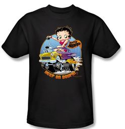 Betty Boop T-shirt Keep On Boopin Adult Black Tee Shirt Betty Boop T-shirt Keep On Boopin Adult Black Tee Shirt