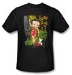 Betty Boop T-shirt Luau Lady Adult Black Tee