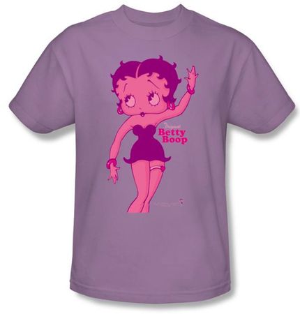 Betty Boop T-shirt Original Betty Adult Lilac Tee