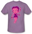 Betty Boop T-shirt Original Betty Adult Lilac Tee