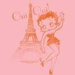 Betty Boop T-shirt Oui Oui Adult Pink Tee Shirt
