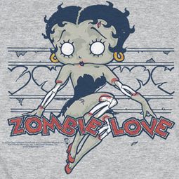 Betty Boop Zombie Pinup Shirts