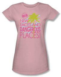 Beverly Hills 90210 Juniors Shirt Tagline Pink Tee T-Shirt