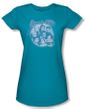 Beverly Hills 90210 Juniors T-shirt Circle Of Friends Turquoise Shirt