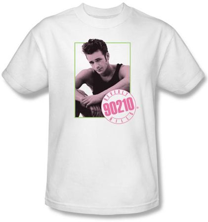 Beverly Hills 90210 Kids T-shirt TV Show Dylan Youth White Tee Shirt