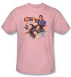 Beverly Hills 90210 T-shirt Gang In Logo Adult Pink Tee Shirt