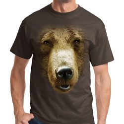 Big Grizzly Bear Face Shirts