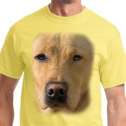 Big Yellow Lab Face Shirts
