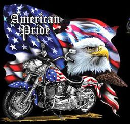 Bike Week T-shirt - American Pride Tee