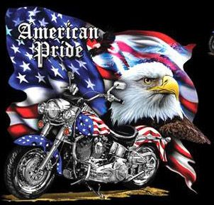 Bike Week T-shirt - American Pride Tee