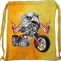 Biker Bag Eagle Biker Tie Dye Bag