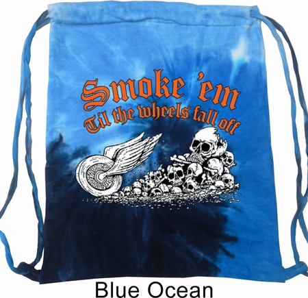 Biker Bag Smoke Em Tie Dye Bag