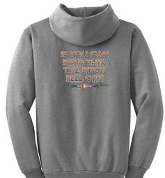 Biker Hoodie Sweatshirt The Bitch Fell Off Athletic Heather Hoody