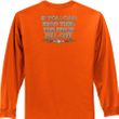 Biker Long Sleeve T-shirt The Bitch Fell Off Adult Orange Shirt