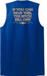 Biker Shooter T-Shirt The Bitch Fell Off Royal Muscle Shirt Biker Shooter T-Shirt The Bitch Fell Off Royal Muscle Shirt