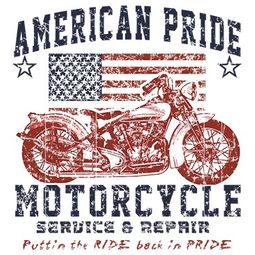 Biker T-shirt - American Pride