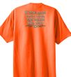 Biker T-shirt If You Can Read This, The Bitch Fell Off Orange Shirt