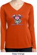 Bikers Against Breast Cancer Ladies Dry Wicking Long Sleeve Shirt
