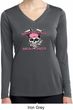 Bikers Against Breast Cancer Ladies Dry Wicking Long Sleeve Shirt