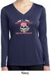 Bikers Against Breast Cancer Ladies Dry Wicking Long Sleeve Shirt