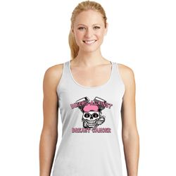 Bikers Against Breast Cancer Ladies Dry Wicking Racerback Tank Top