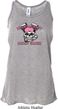 Bikers Against Breast Cancer Ladies Flowy Racerback Tanktop