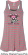 Bikers Against Breast Cancer Ladies Flowy Racerback Tanktop