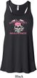 Bikers Against Breast Cancer Ladies Flowy Racerback Tanktop