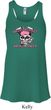 Bikers Against Breast Cancer Ladies Flowy Racerback Tanktop
