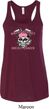 Bikers Against Breast Cancer Ladies Flowy Racerback Tanktop