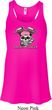 Bikers Against Breast Cancer Ladies Flowy Racerback Tanktop