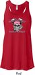 Bikers Against Breast Cancer Ladies Flowy Racerback Tanktop