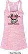 Bikers Against Breast Cancer Ladies Flowy Racerback Tanktop