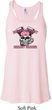 Bikers Against Breast Cancer Ladies Flowy Racerback Tanktop