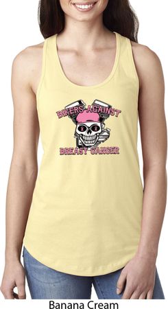 Bikers Against Breast Cancer Ladies Ideal Tank Top