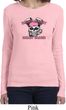 Bikers Against Breast Cancer Ladies Long Sleeve Shirt