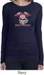Bikers Against Breast Cancer Ladies Long Sleeve Shirt