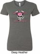 Bikers Against Breast Cancer Ladies Longer Length Shirt