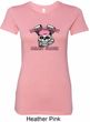 Bikers Against Breast Cancer Ladies Longer Length Shirt