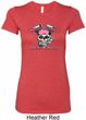 Bikers Against Breast Cancer Ladies Longer Length Shirt