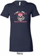 Bikers Against Breast Cancer Ladies Longer Length Shirt