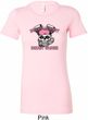 Bikers Against Breast Cancer Ladies Longer Length Shirt