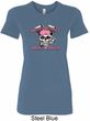 Bikers Against Breast Cancer Ladies Longer Length Shirt