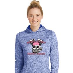 Bikers Against Breast Cancer Ladies Moisture Wicking Hoodie