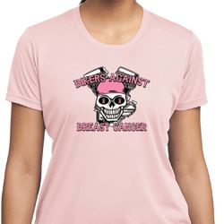 Bikers Against Breast Cancer Ladies Moisture Wicking Shirt