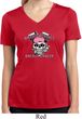 Bikers Against Breast Cancer Ladies Moisture Wicking V-neck Shirt