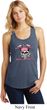 Bikers Against Breast Cancer Ladies Racerback Tank Top