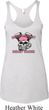 Bikers Against Breast Cancer Ladies Tri Blend Racerback Tank Top
