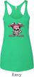 Bikers Against Breast Cancer Ladies Tri Blend Racerback Tank Top